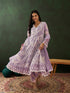 Purple Cotton Blend Pant Suit Acy8604 Salwar Kameez